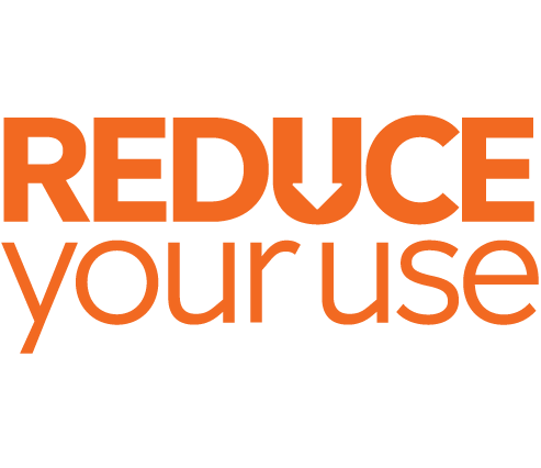 Reduce your Use logo in orange
