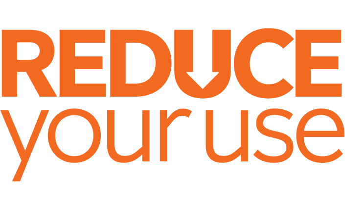 Reduce your Use logo in orange