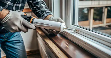Pickup truck passing through flooded road