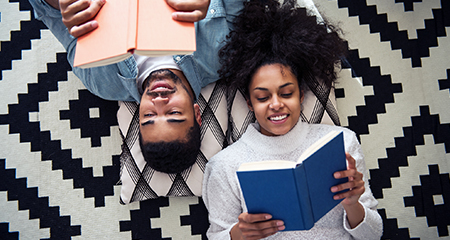 couple reading books
