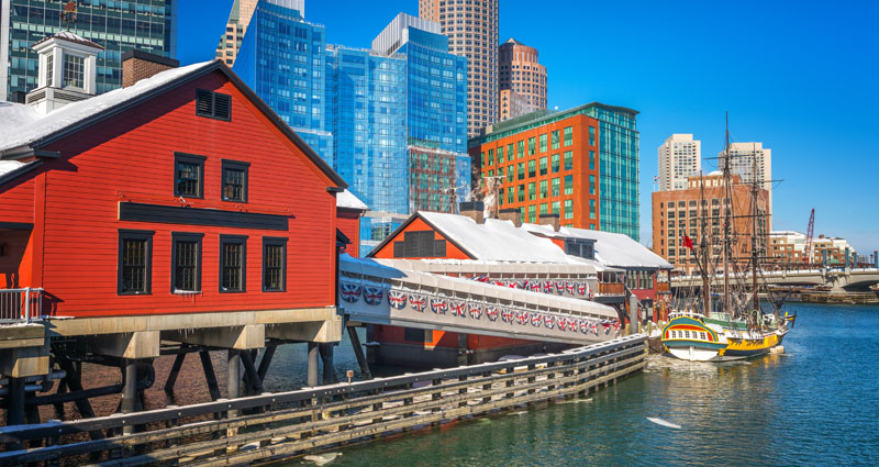 View of Boston City Center