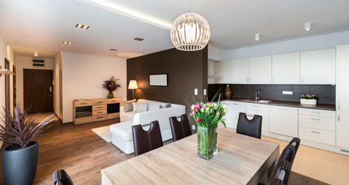 Image of a beautiful, well-furnished and decorated apartment